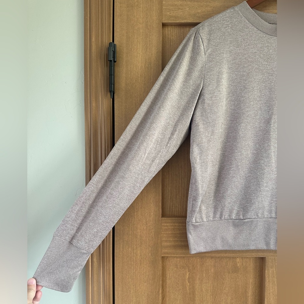 Vuori Daydream Crew Long Sleeve Sweater Dusty Rose Heather Women’s size Medium - Picture 2 of 9